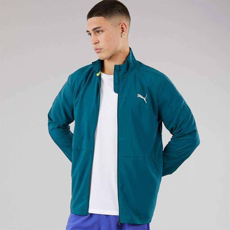 Puma Men's Run Favorite Woven dryCell Running Jacket in Ocean Tropic, S to 2XL available