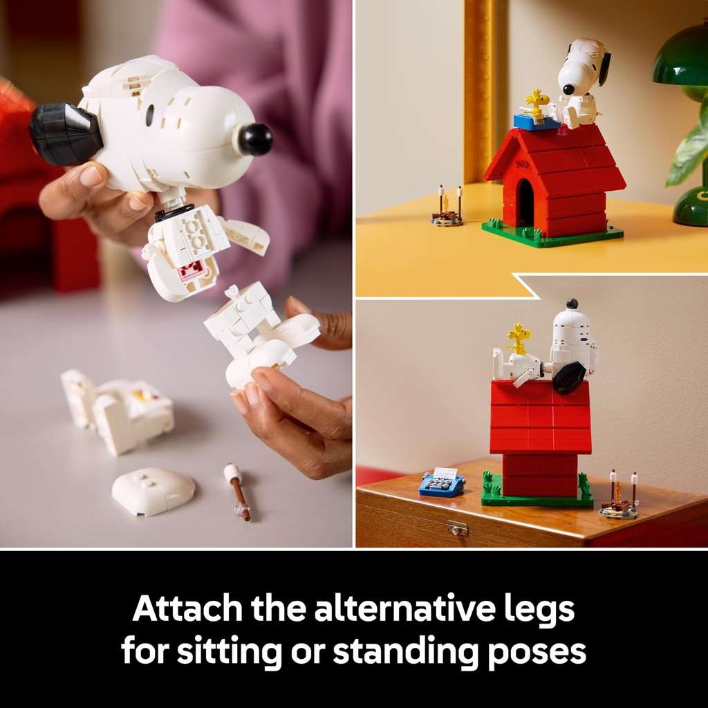 LEGO Ideas Peanuts Snoopy's Doghouse 21368, quite a nice build