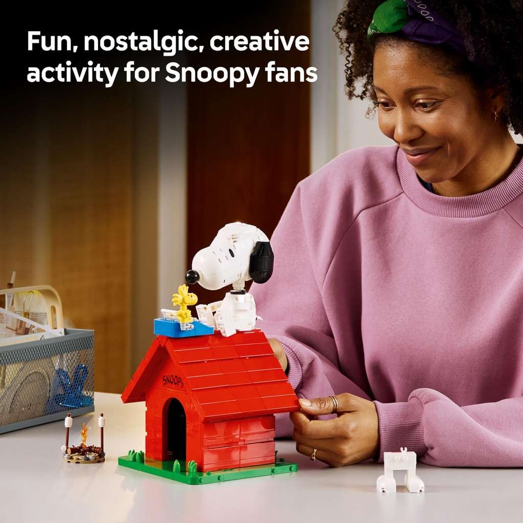 LEGO Ideas Peanuts Snoopy's Doghouse 21368, quite a nice build