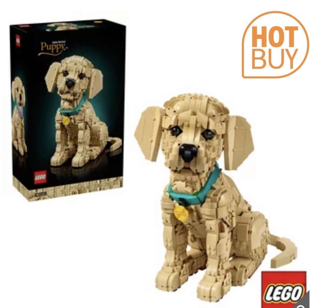 LEGO Icons Golden Retriever Puppy, set 11384