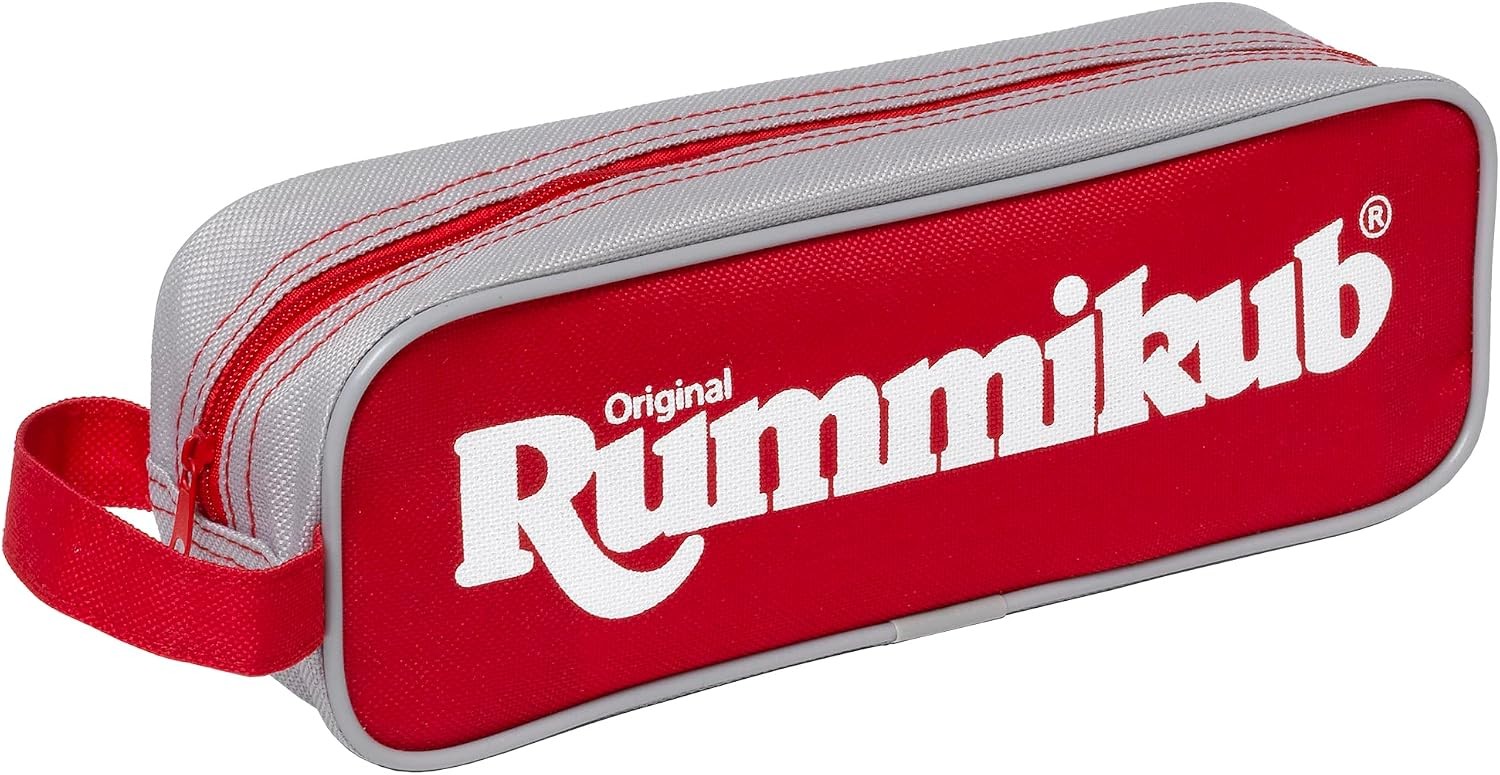 Ideal Rummikub Mini Pouch Travel Game, for 2-4 Players, Ages 7+