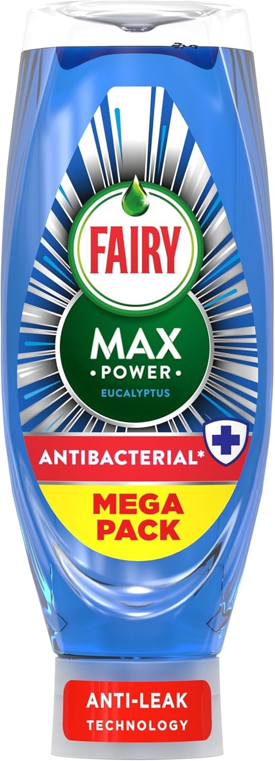 Fairy Max Power Washing Up Liquid Antibacterial 730ml
