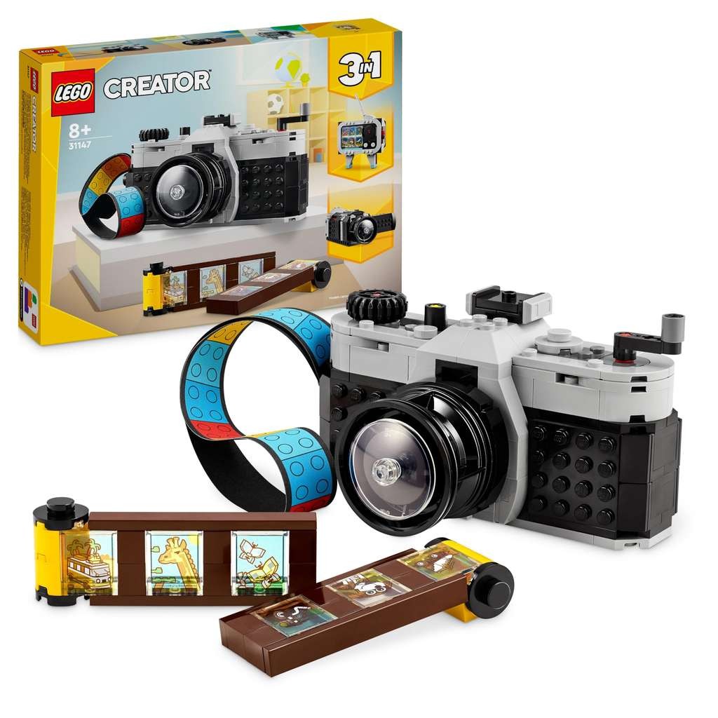 LEGO Creator 3in1 Retro Camera, Video Camera, TV Set 31147, looks like a good one