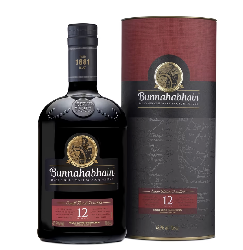 Bunnahabhain 12 Year Old Islay Single Malt Scotch Whisky, 70cl | 46.3% ABV £31.02 Max S&S