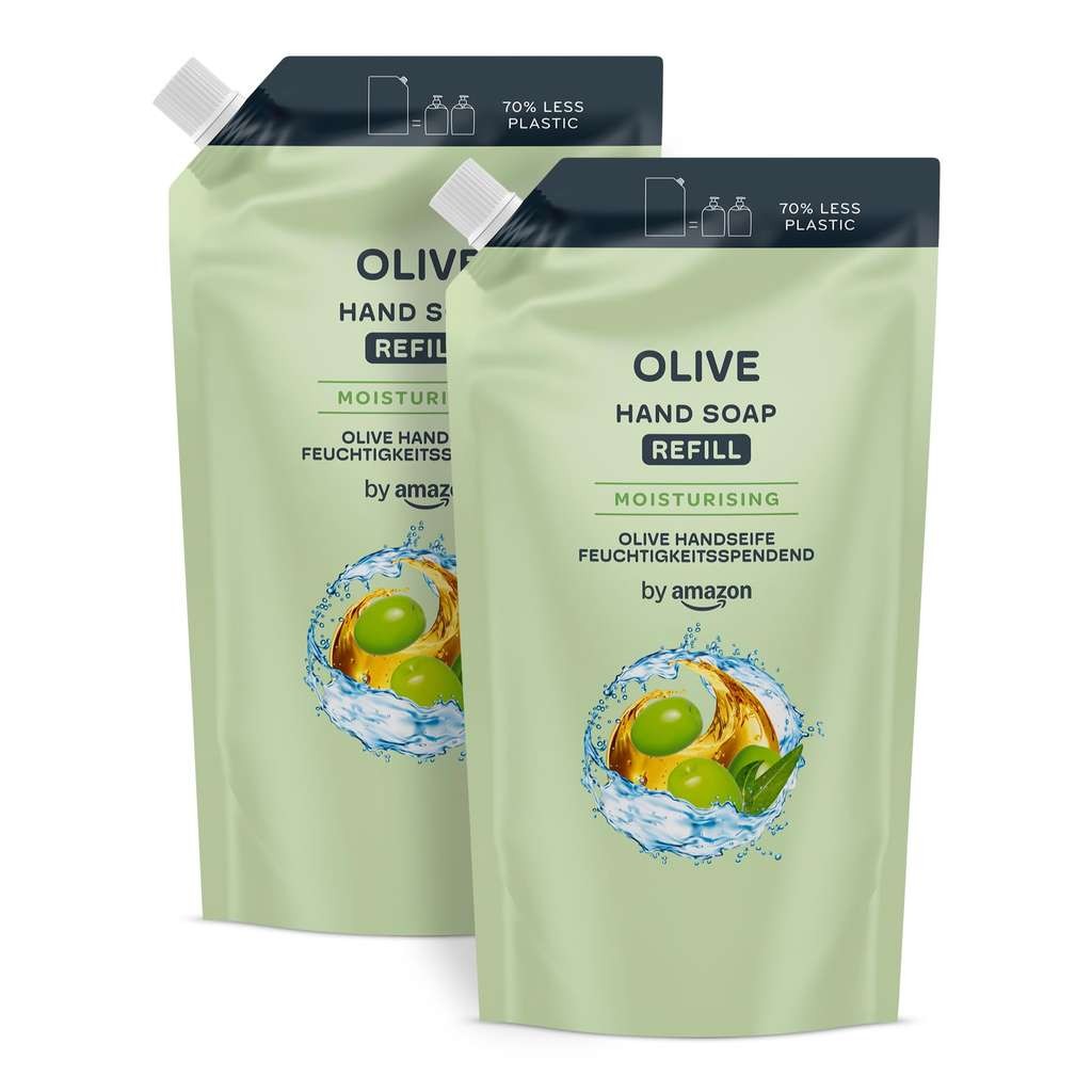 Olive Hand Wash Refill (2 x 1L) by Amazon £3.42 (£3.06 S&S) Anti-Odour Sea scent