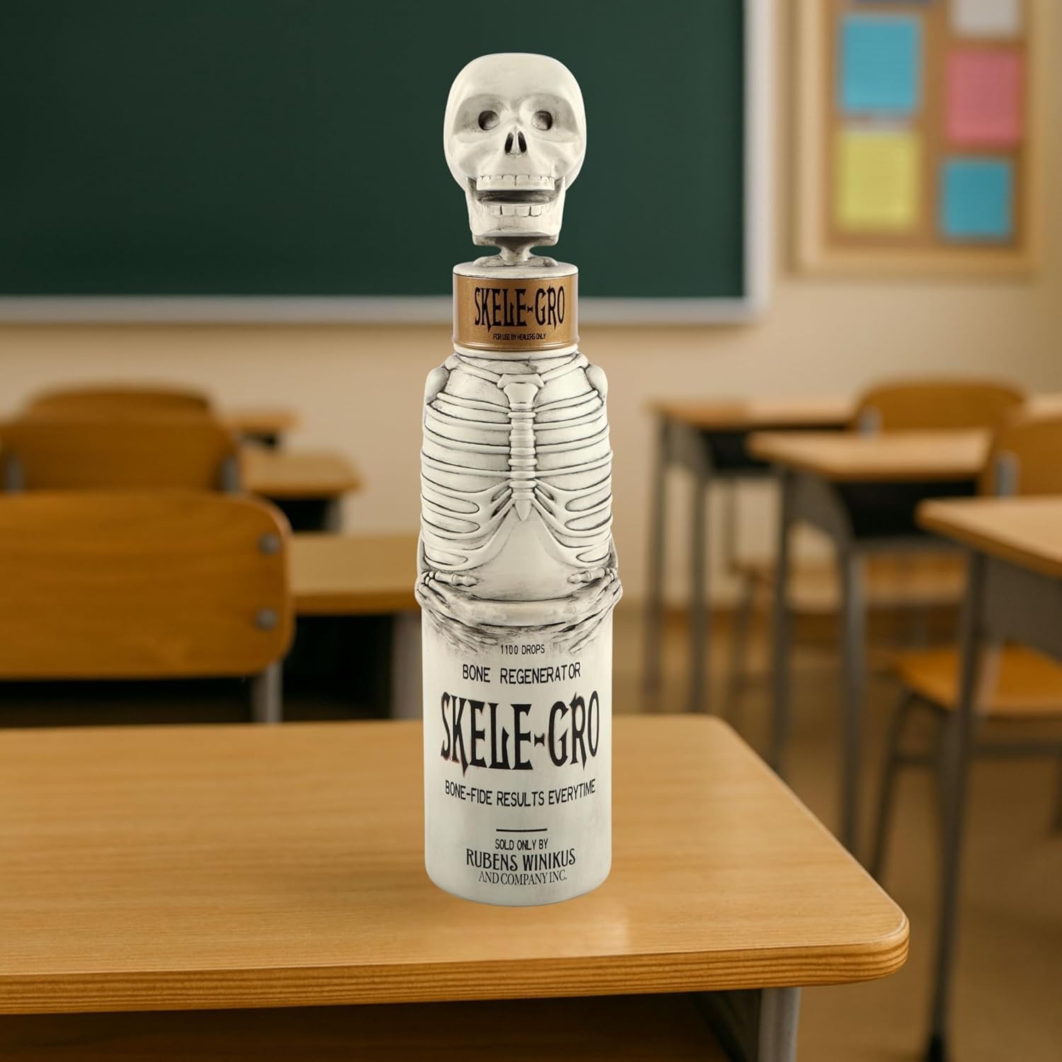 STUFF Skele-Gro Water Bottle, Wizarding World Official Harry Potter Collectables, Toys and Gifts, 2.56 x 2.56 x 9.84 inches