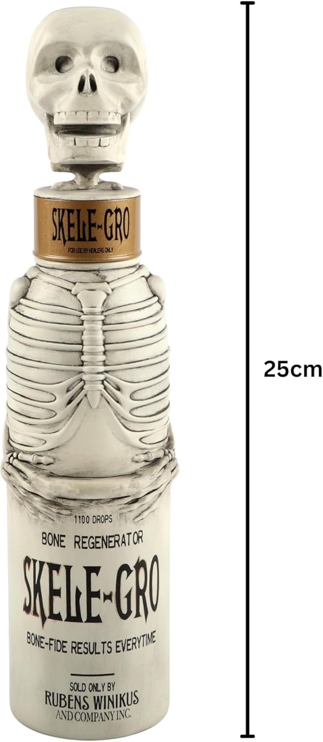STUFF Skele-Gro Water Bottle, Wizarding World Official Harry Potter Collectables, Toys and Gifts, 2.56 x 2.56 x 9.84 inches