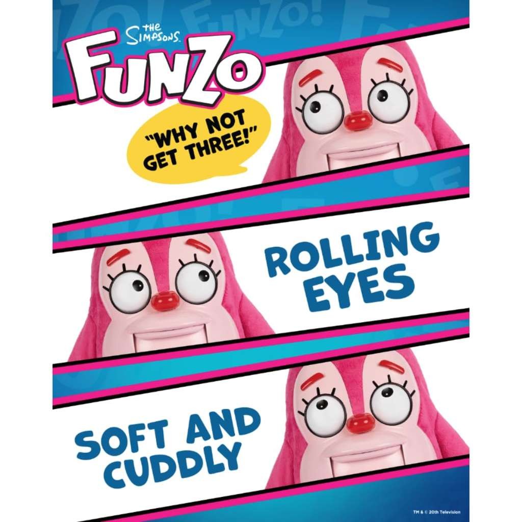 Nice Funzo doll from The Simpsons, talks and launches missiles