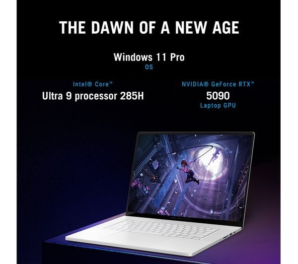 ASUS ROG Zephyrus G16 16" Gaming Laptop, Intel Core Ultra 9, RTX 5090, 2 TB SSD, GU605CX-QR076W