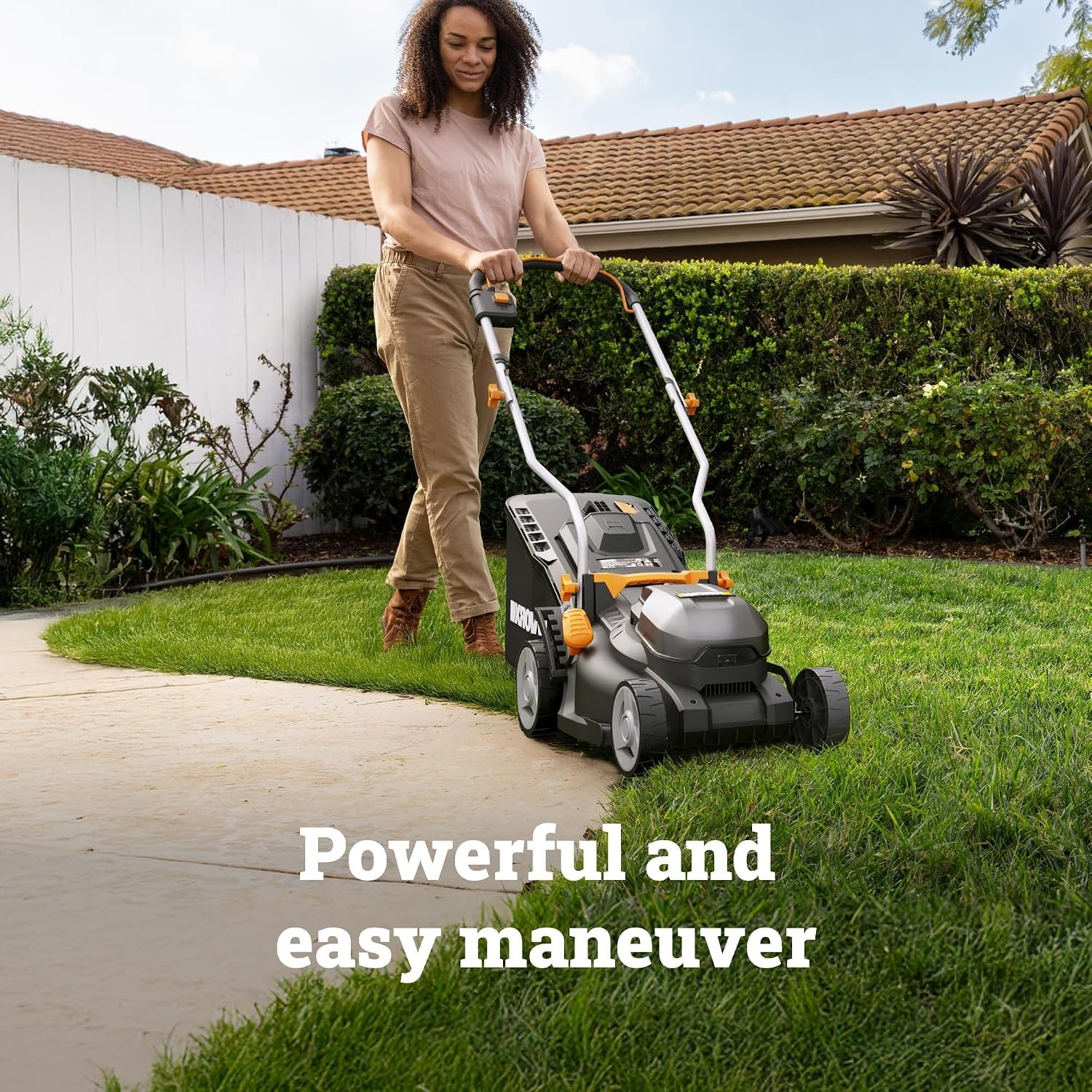 Worx WG733E 20V Brushless Cordless Lawnmower 33cm 200m²