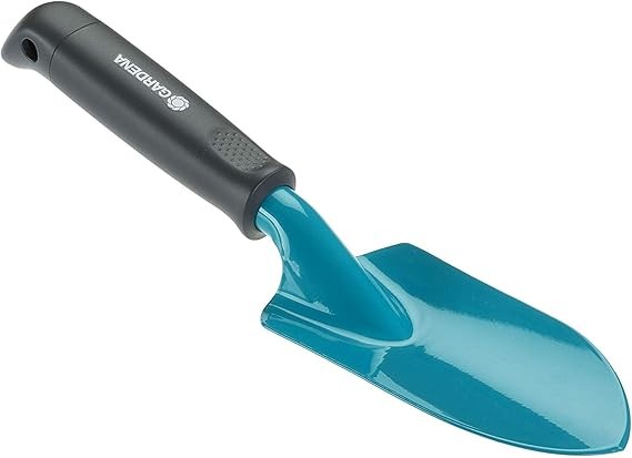 Gardena Classic Hand Trowel, universal spade, durable steel, corrosion-resistant, ergonomic handle, 8 cm working width (8950-20)