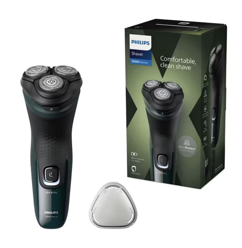 Philips Electric Shaver Series 3000X, Wet & Dry (X3002/00) Free C&C - Price at Checkout