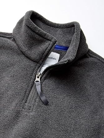 Amazon Essentials Boys and Toddlers' Polar Fleece Quarter-Zip Pullover Jacket