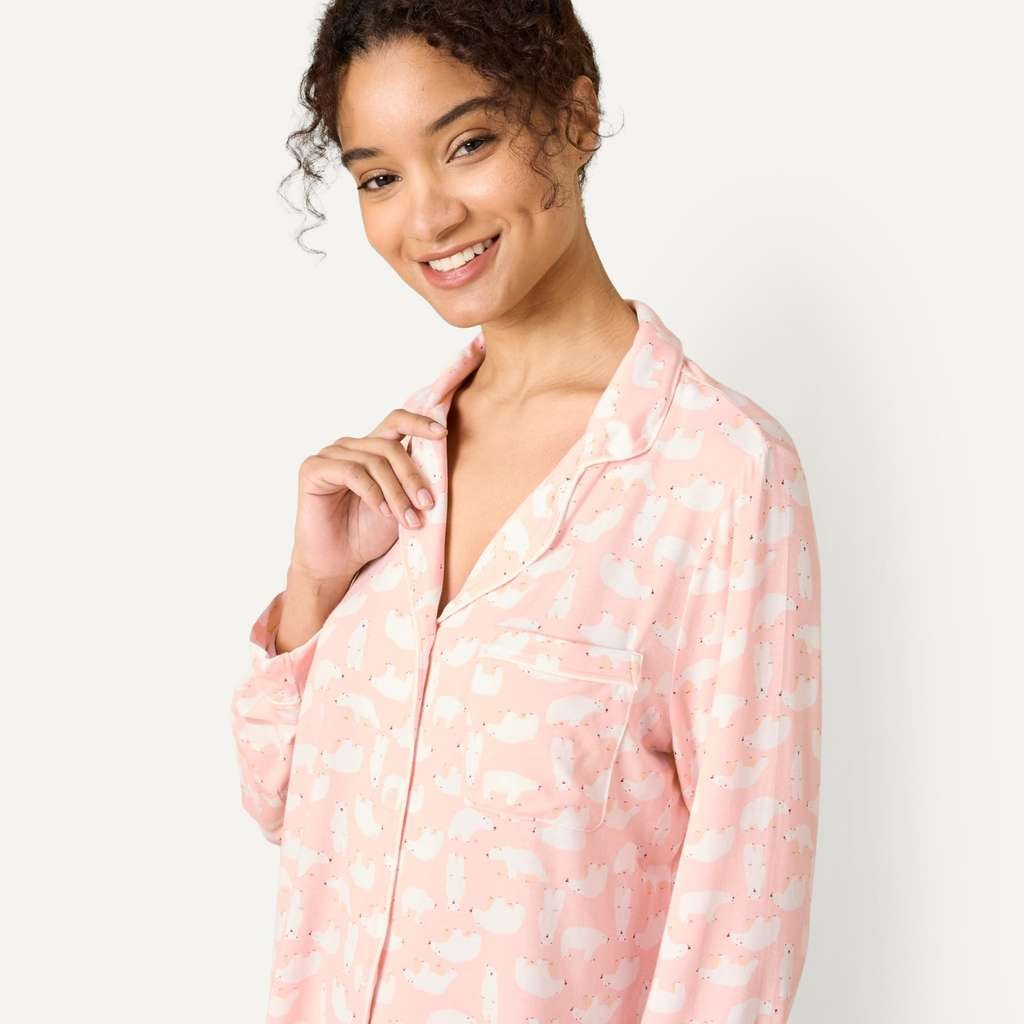 Amazon Essentials x Sofia Grainge women's stretch modal pyjama set, long sleeve, large