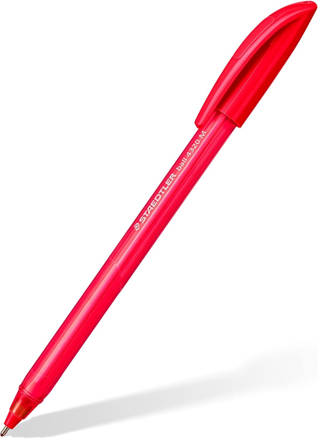 Staedtler 4320 MC10 Stick Rainbow Ballpoint Pen, Assorted Colours, Pack of 10