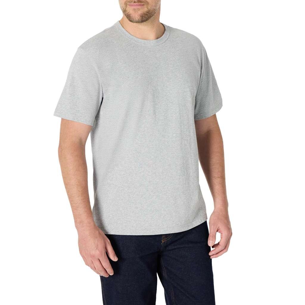 Amazon Essentials Men's Relaxed-Fit Heavyweight Cotton T-Shirt, XL, looks decent