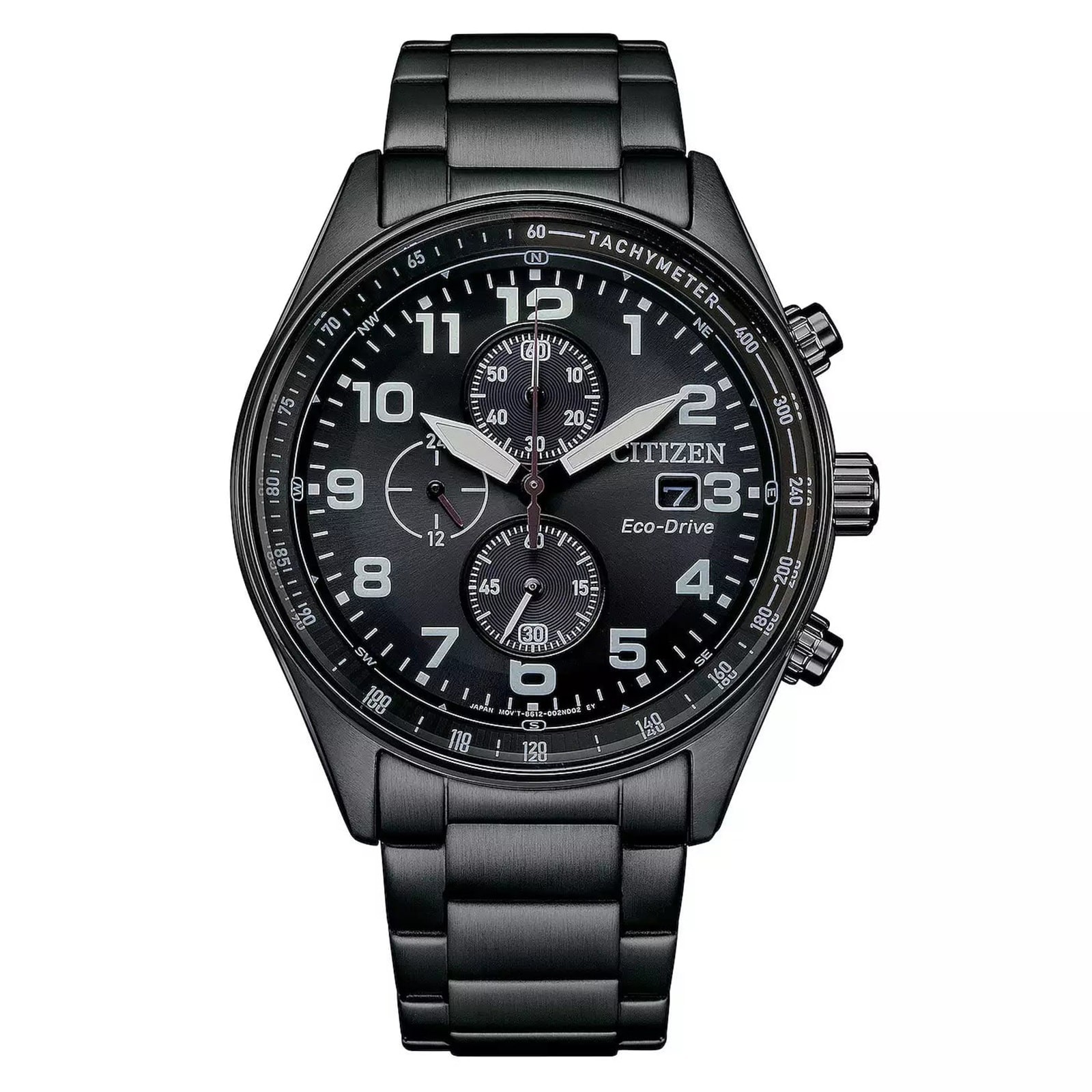 Citizen Eco-Drive Chronograph 43mm Exclusive Mens Watch Black