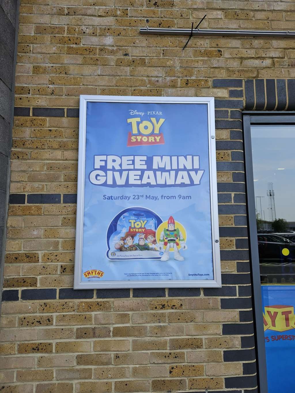 Free Toy Story Mini, plus face painting for ages 3 and up