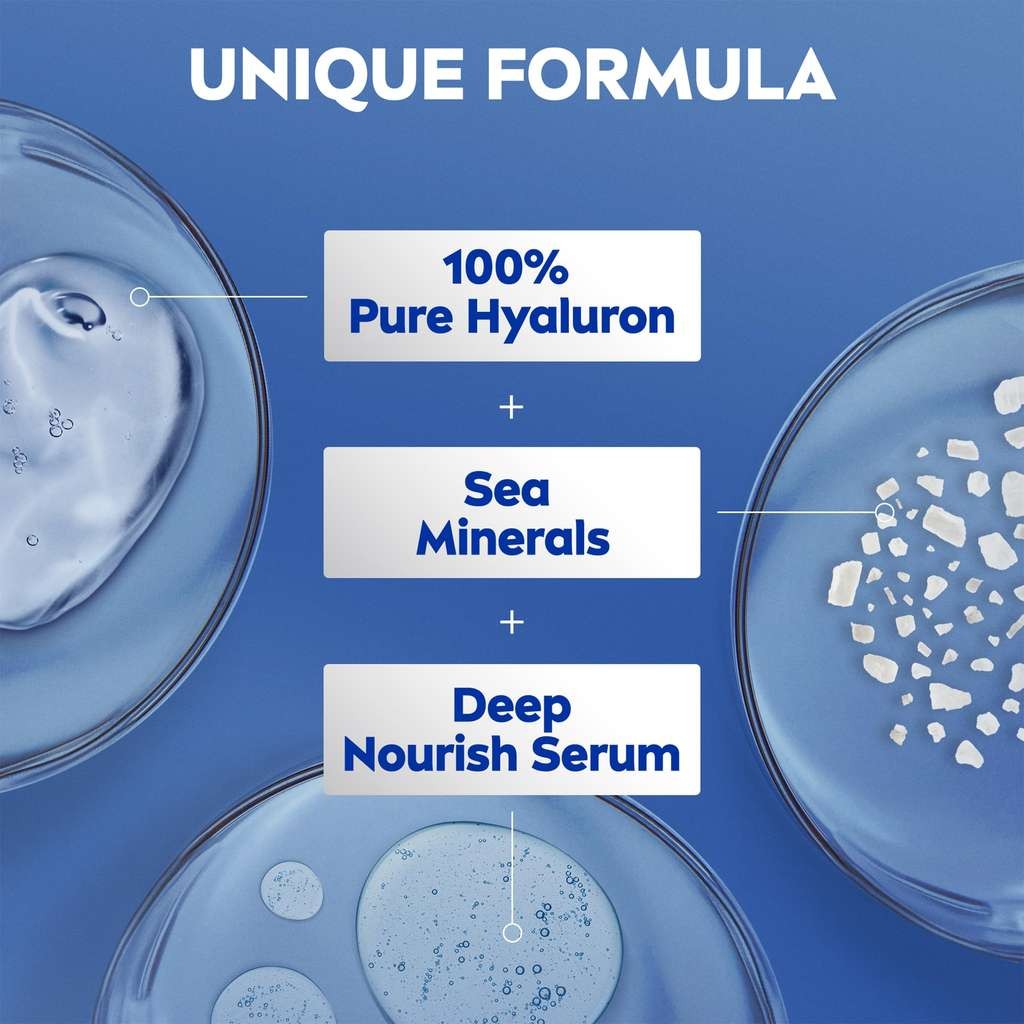 NIVEA Express Hydration Body Lotion 3x 400ml, fast absorbing 72H hydration, £6.38/£5.81 S&S