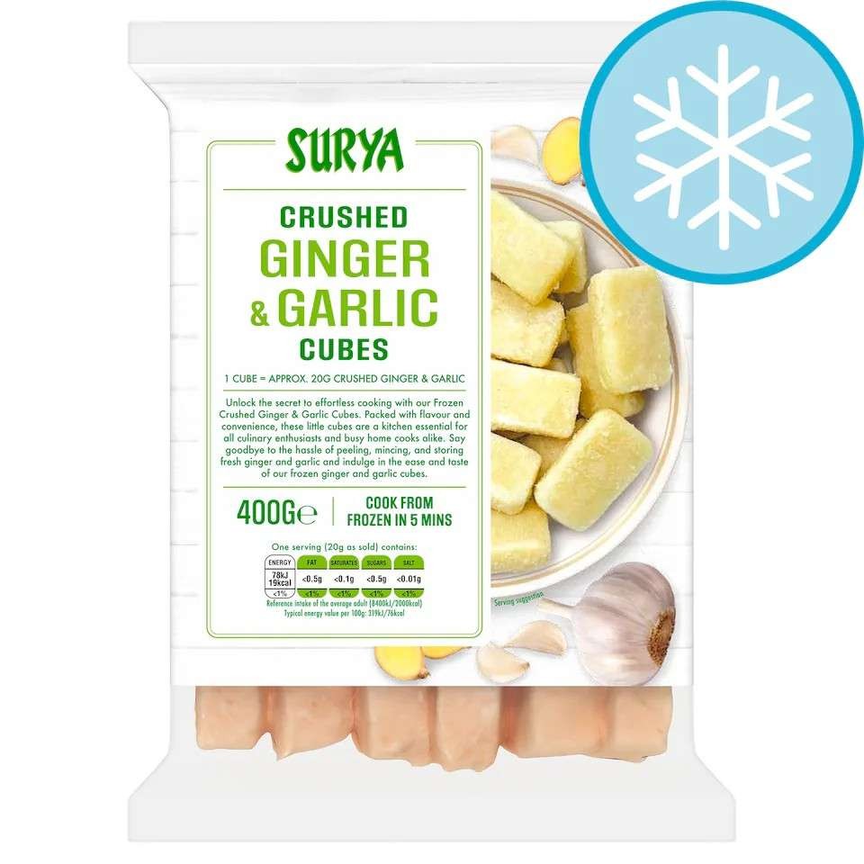 Surya Crushed Garlic, Ginger or Ginger and Garlic 400g, Clubcard Price