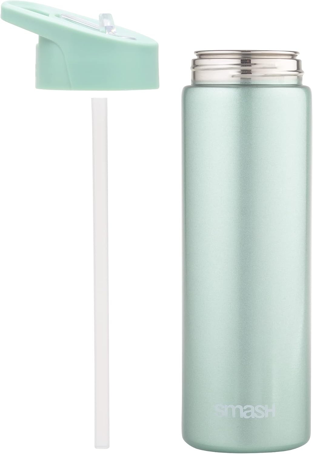 Gloss Stainless Steel Sipper Drink Bottle Aqua, 750ml