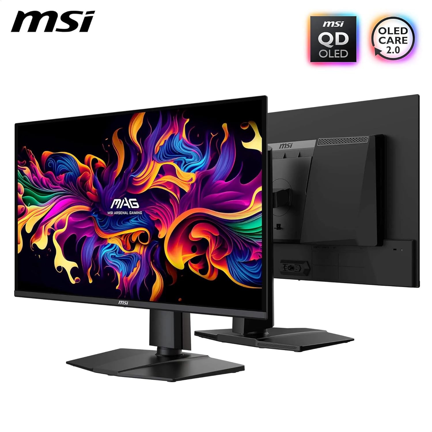 MSI MAG 274QP QD-OLED 27 Inch WQHD Gaming Monitor, 240Hz, 0.03ms, Black
