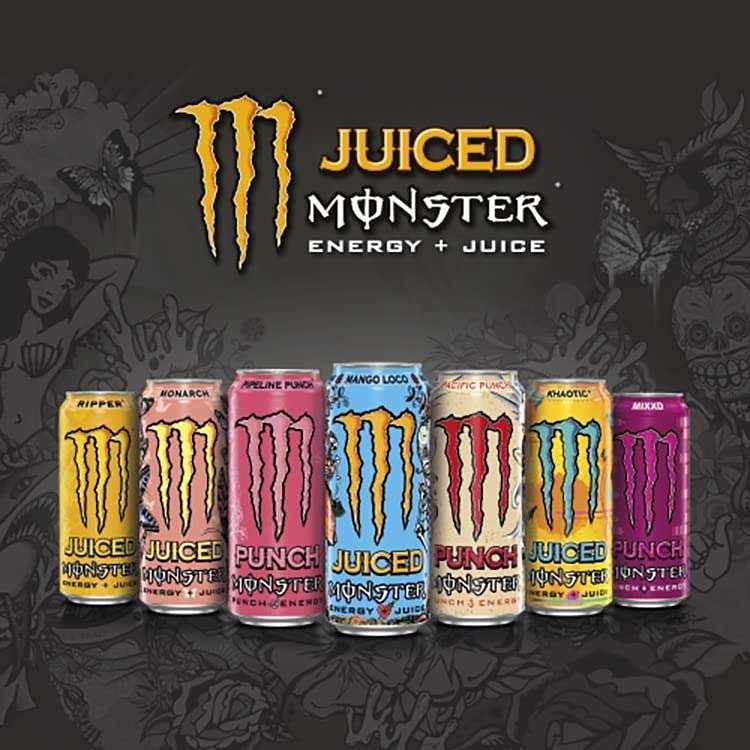 Monster Pipeline Punch Energy Drink, 9x 500ml cans