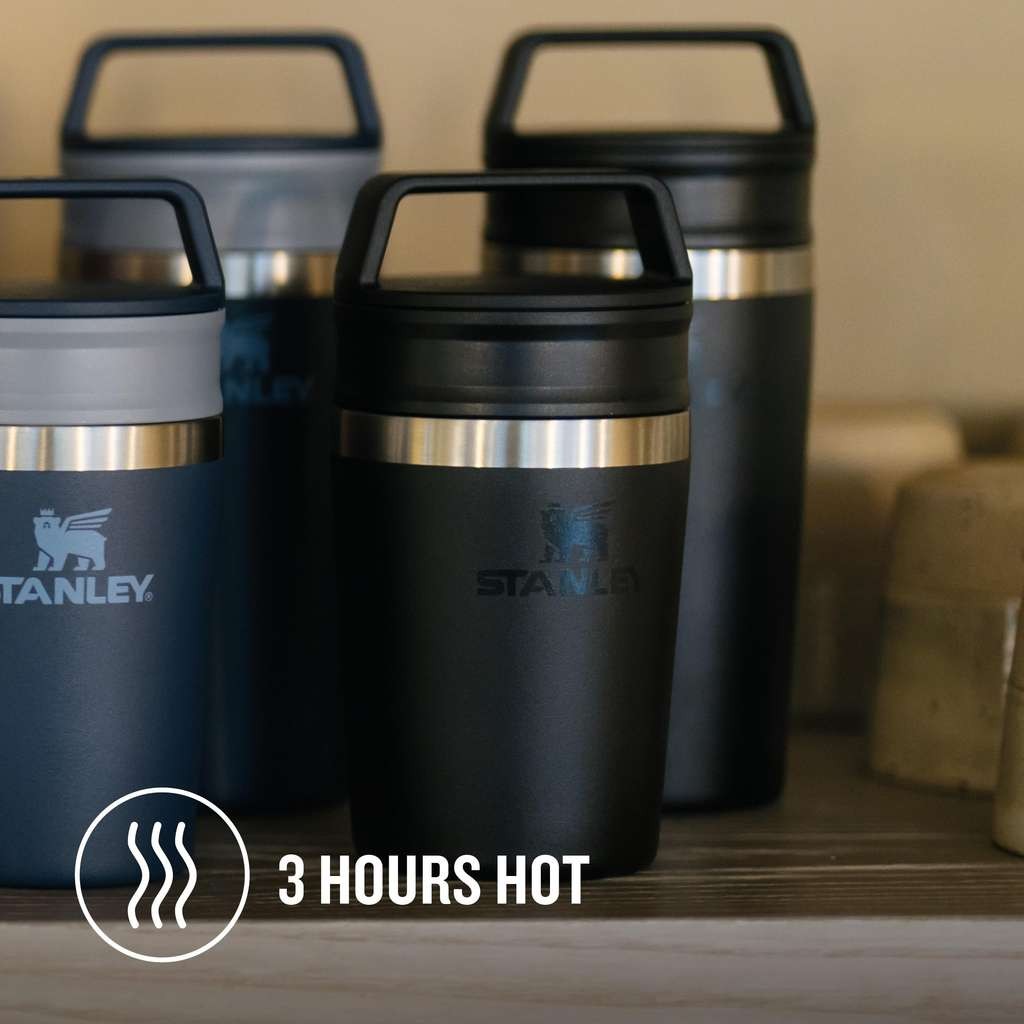 Stanley 1913 Cafe to-Go Travel Mug 0.23L in Black or Rose