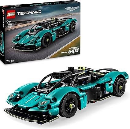 LEGO Technic Aston Martin Valkyrie Buildable Car Model Kit, Vehicle Toy, 42208