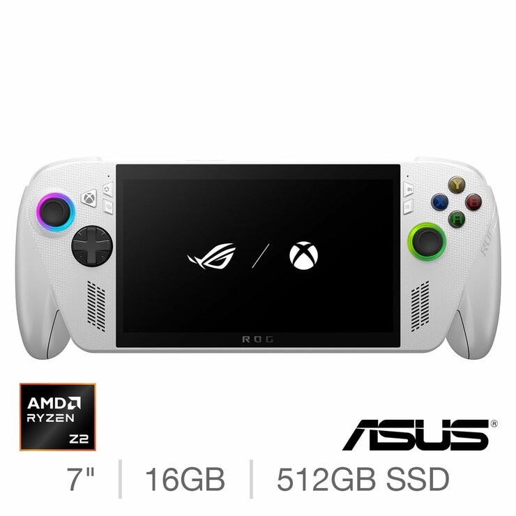ASUS ROG Ally, AMD Ryzen Z1, 16GB RAM, 512GB SSD, 7 Inch Handheld Gaming PC Console