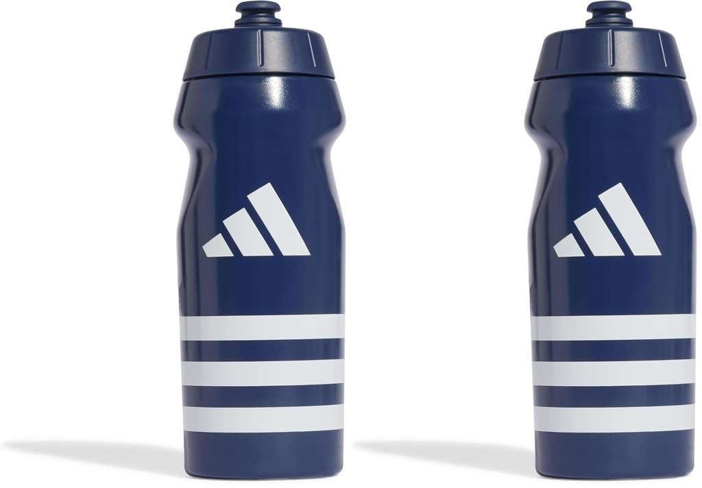 Couple of Adidas Unisex Tiro water bottles, 500ml - Navy Blue / White