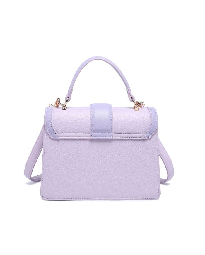 Beige JFY Flap Top Handle Metal Push Lock Grab Bag, Debenhams