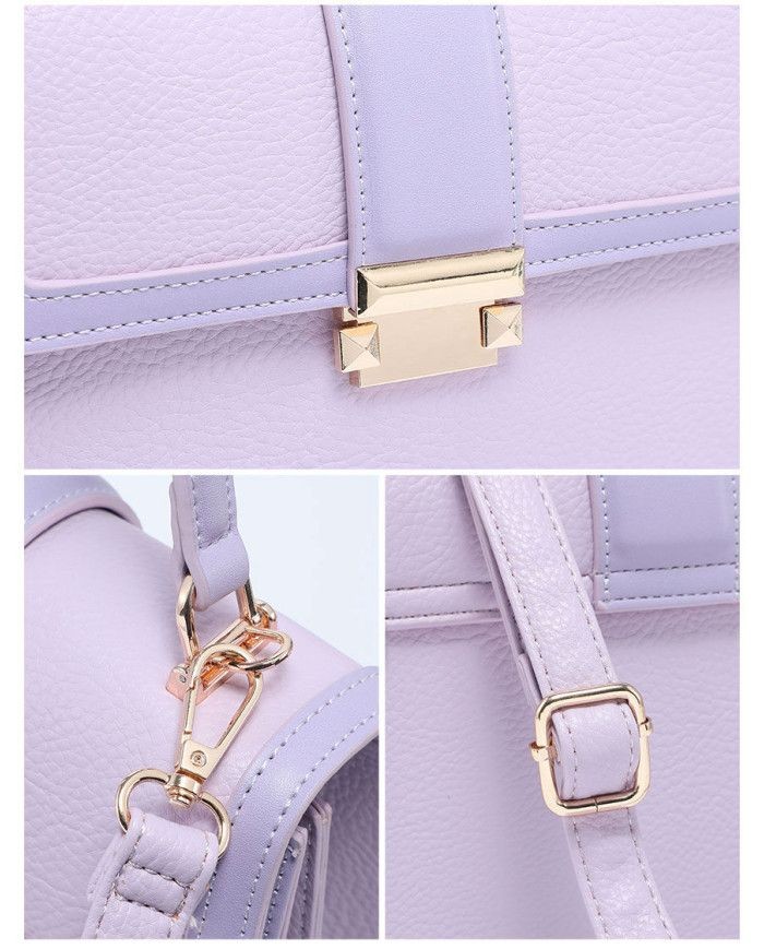 Beige JFY Flap Top Handle Metal Push Lock Grab Bag, Debenhams