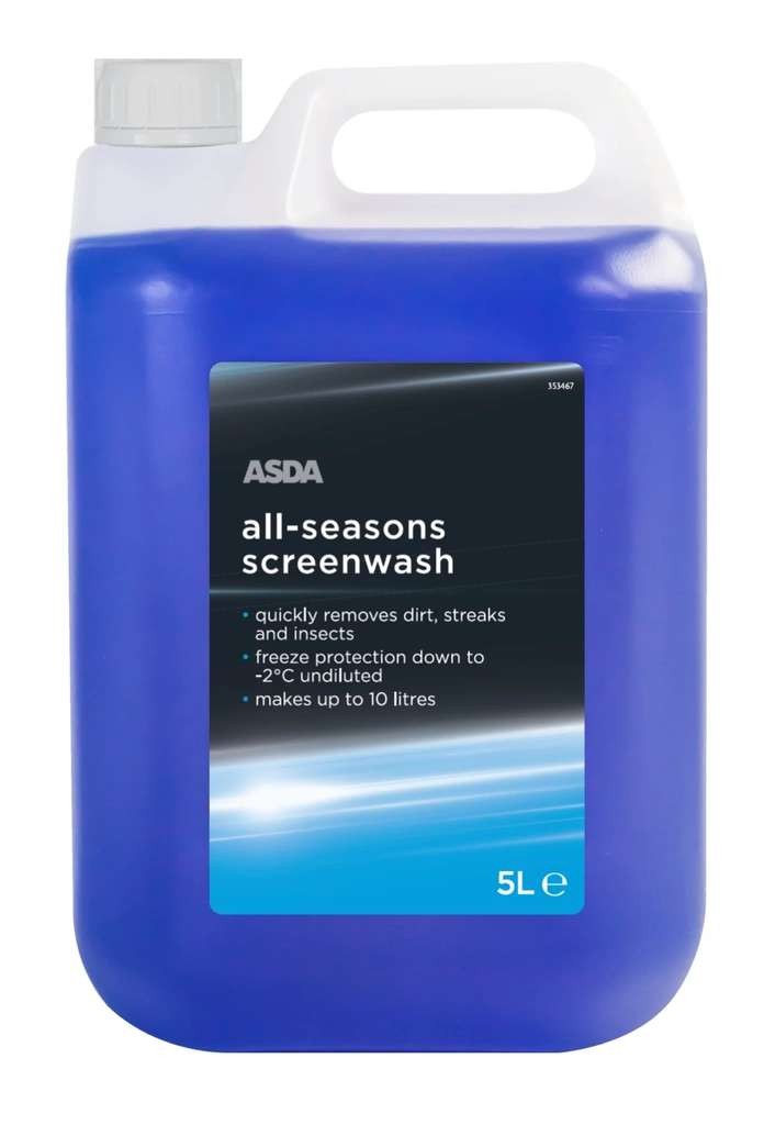 ASDA All Seasons Screenwash 5L, always useful