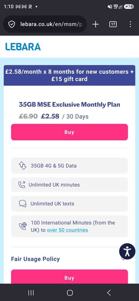 35GB Exclusive Monthly Plan