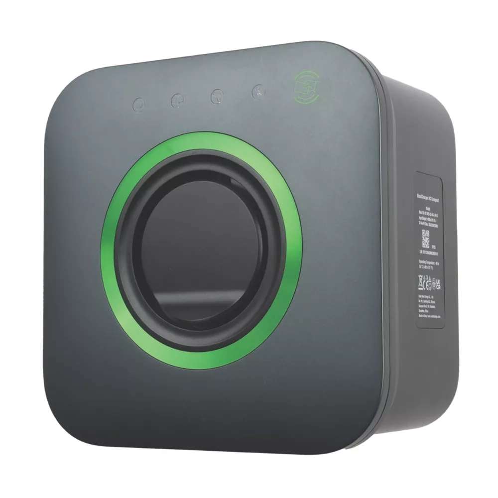 Deta.e 1 Port 7.4kW Mode 3 Type 2 Socket EV Charger Black
