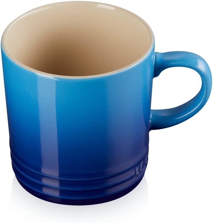 Le Creuset Stoneware Coffee Mug, 350 ml, Azure, 70302352200002