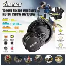 Tongsheng TSDZ8 750W, TSDZ2B 250W 500W, TSDZ16 1000W Motor Kit Mid Drive Torque Sensor e bike kits Conversion Engine Electric Bike