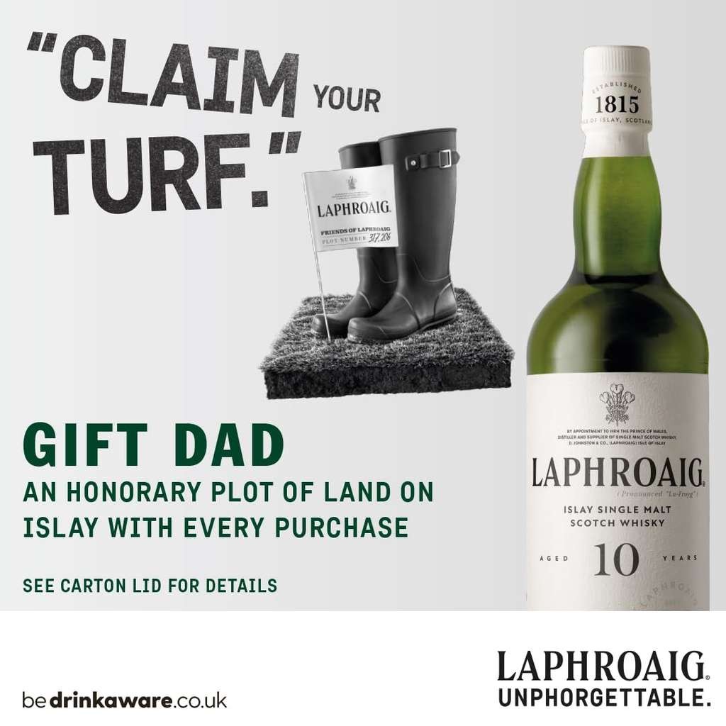 Laphroaig 10 YO Single Malt Whisky, 70cl