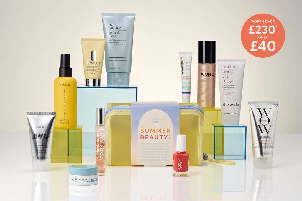 M&S Summer Beauty Bag, £230 worth of products
