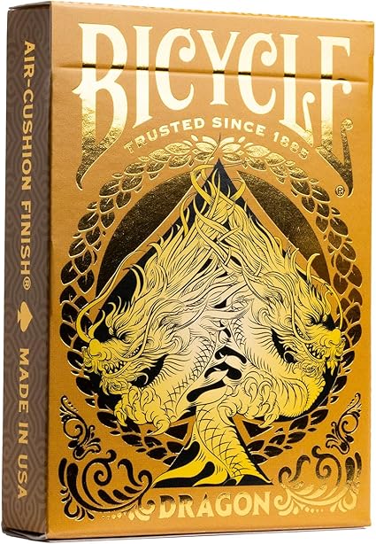 Bicycle Gold Dragon Playing Cards
