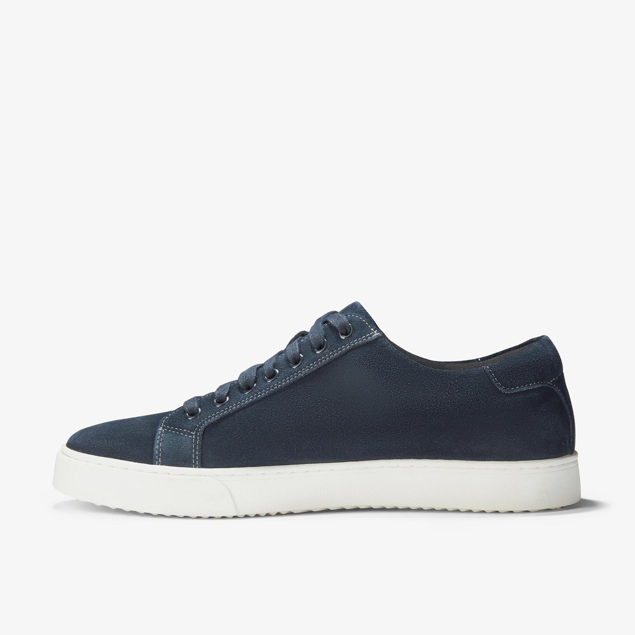 Lockton Lace Navy Suede Trainers