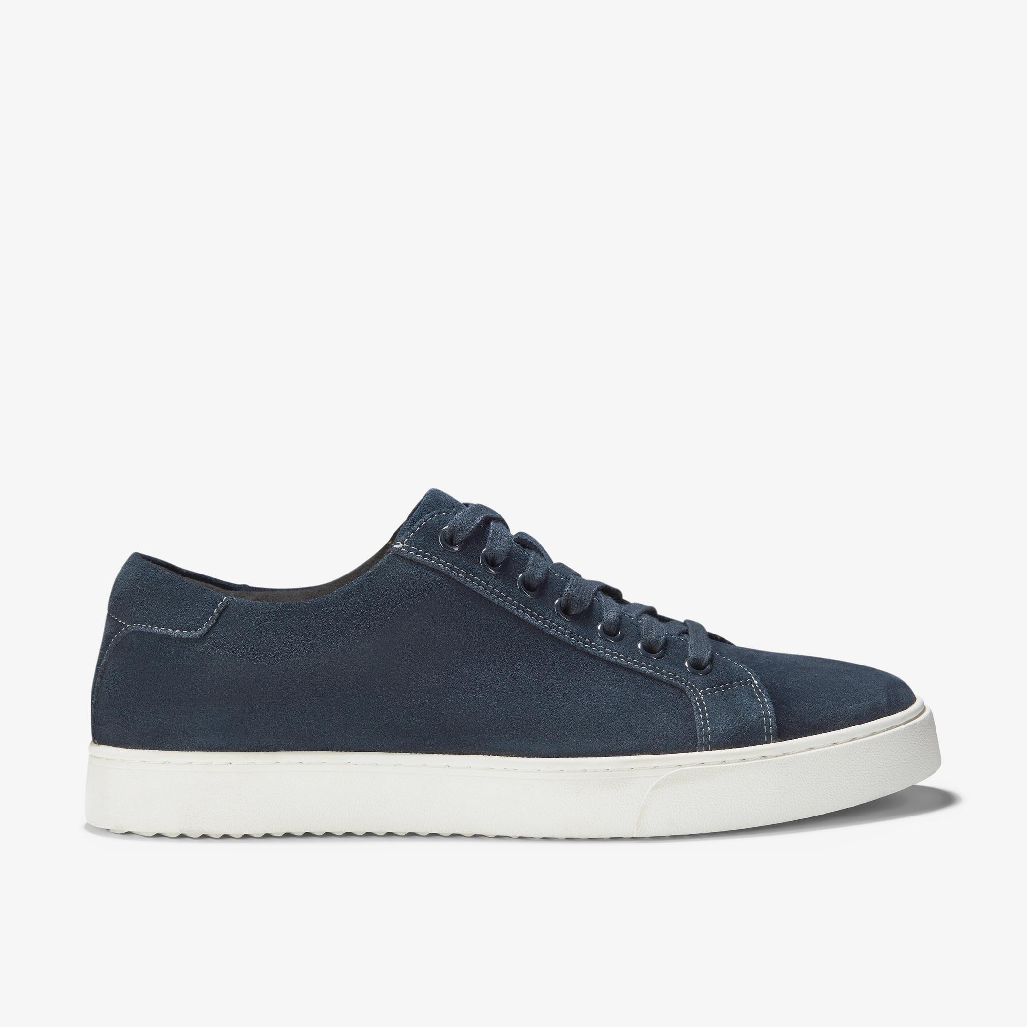 Lockton Lace Navy Suede Trainers