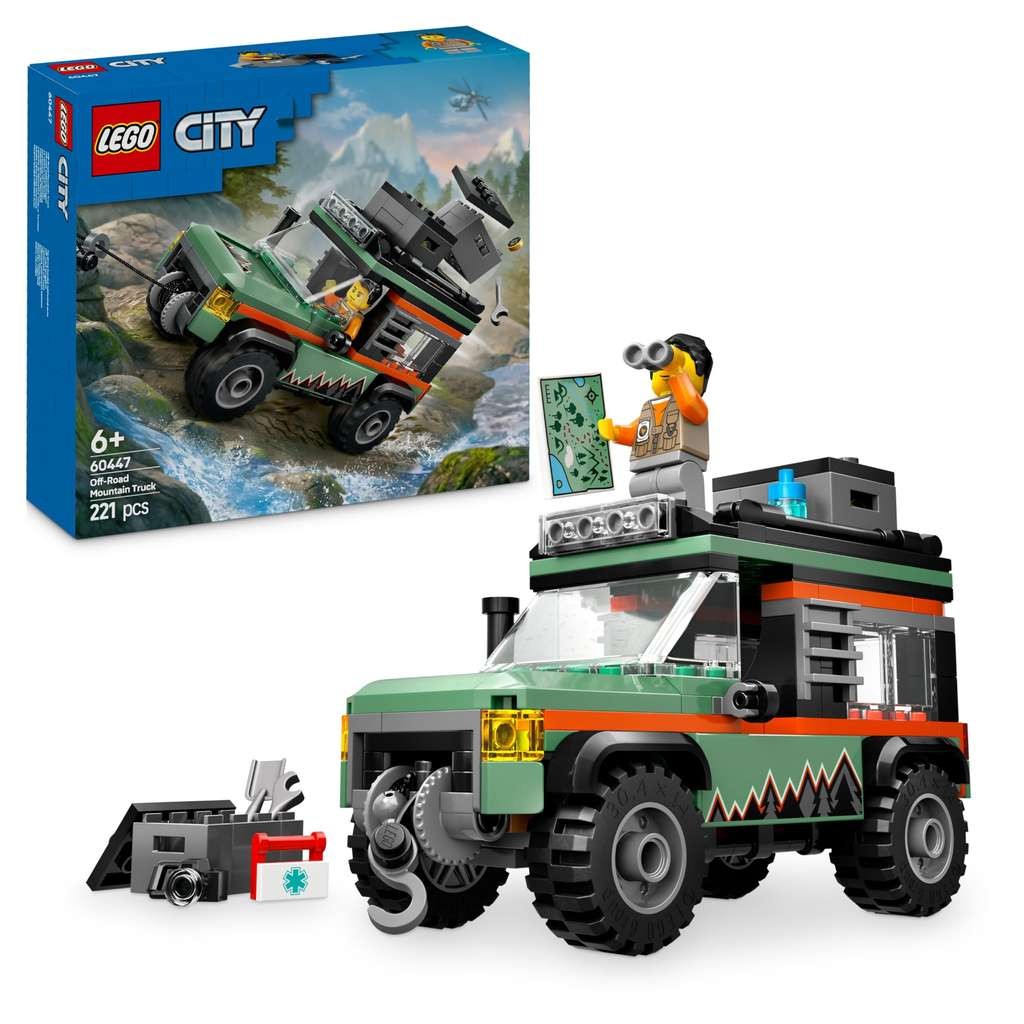 Lego City Off-Road 4x4 Mountain Truck (set 60447), cracking little build