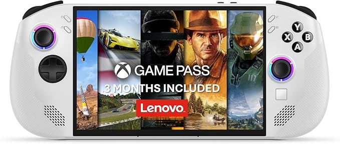 Lenovo Legion Go S Gaming Console, 8 inches WUXGA Touch Display, 120Hz, AMD Ryzen Z2 Go, 16GB RAM, 512GB SSD, Windows 11, Glacier White