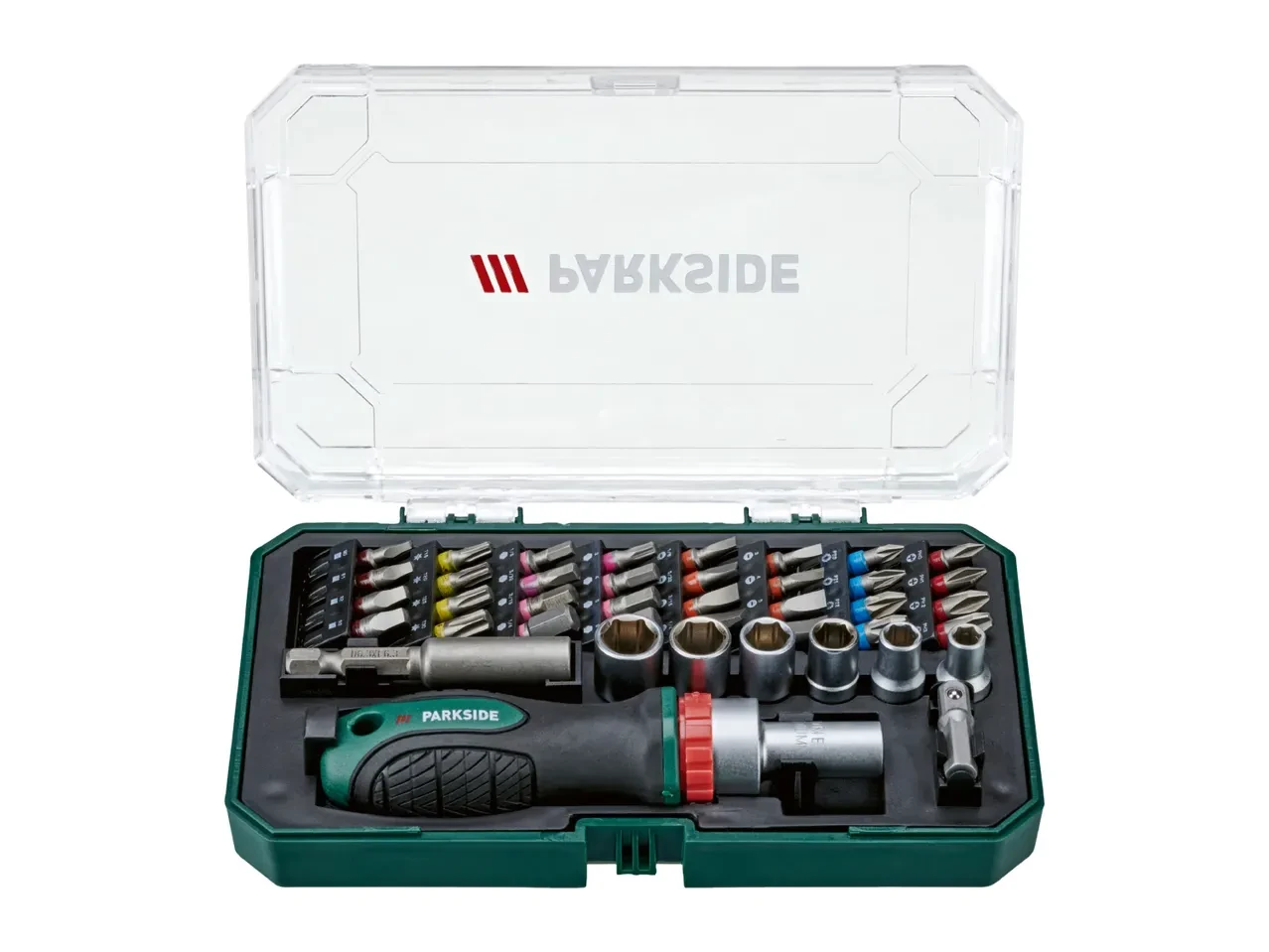 PARKSIDE Mini Ratcheting Screwdriver Set, 41 Pieces