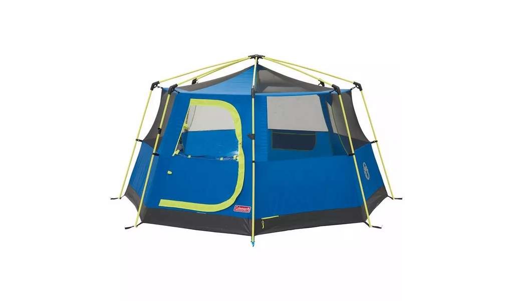 Coleman OctaGo 3 Person 1 Room Glamping Tent with Code, Free Click and Collect