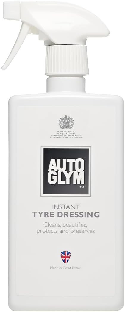 Autoglym Instant Tyre Dressing, 500ml, Tyre Spray for a Gloss or Matte Finish