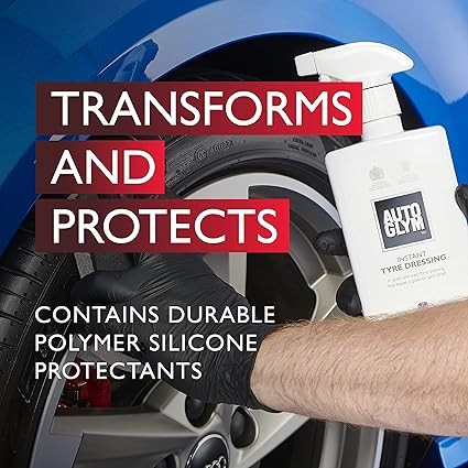 Autoglym Instant Tyre Dressing, 500ml, Tyre Spray for a Gloss or Matte Finish