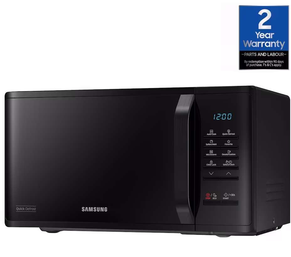 Samsung Ceramic Enamel Solo 23L Microwave Oven MS23K3513AK
